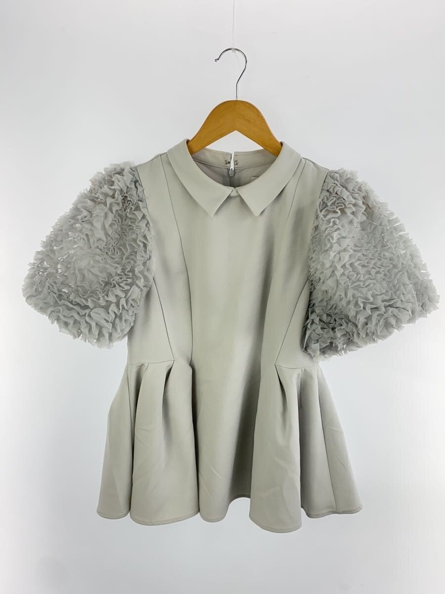 【中古】CELFORD◆半袖トップ/36/ポリエステル/GRY/CWFB251124//【レディースお召しもの】