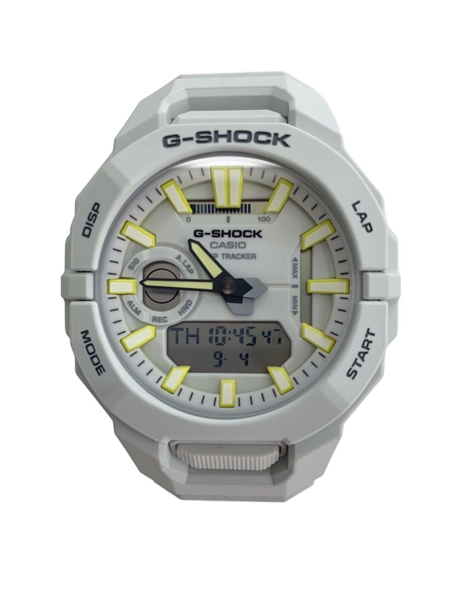 【中古】CASIO◆石英ウオッチ_G-SHOCK/デジアナ/WHT/WHT【服飾雑貨他】