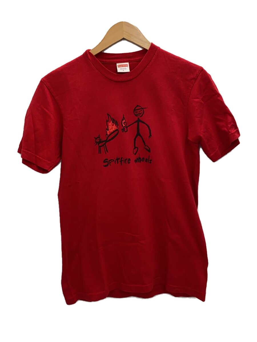 【中古】Supreme◆プルオーバー/S/綿織物/RED【メンズウェア】