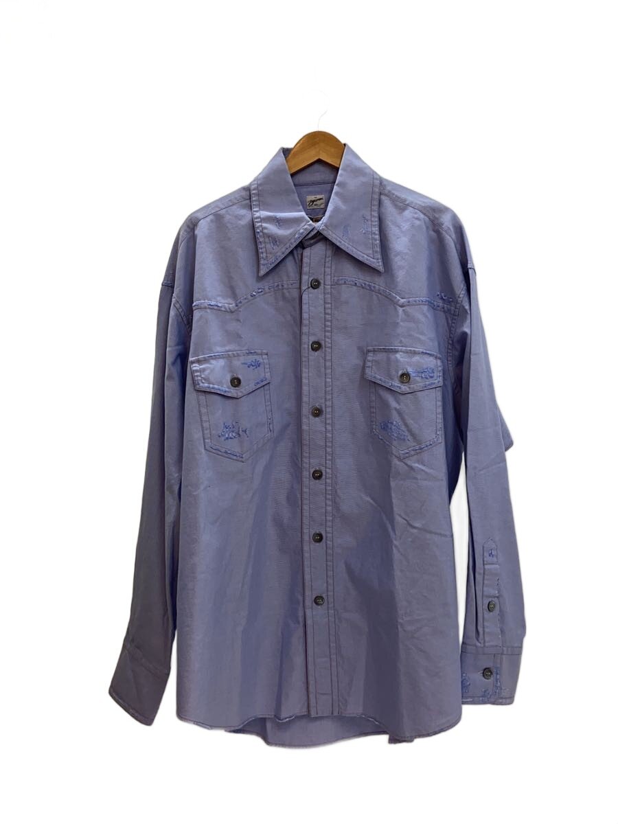 【中古】MARNI◆長袖プルオーバー/44/綿織物/青色/CUMU0182M0【メンズウェア】