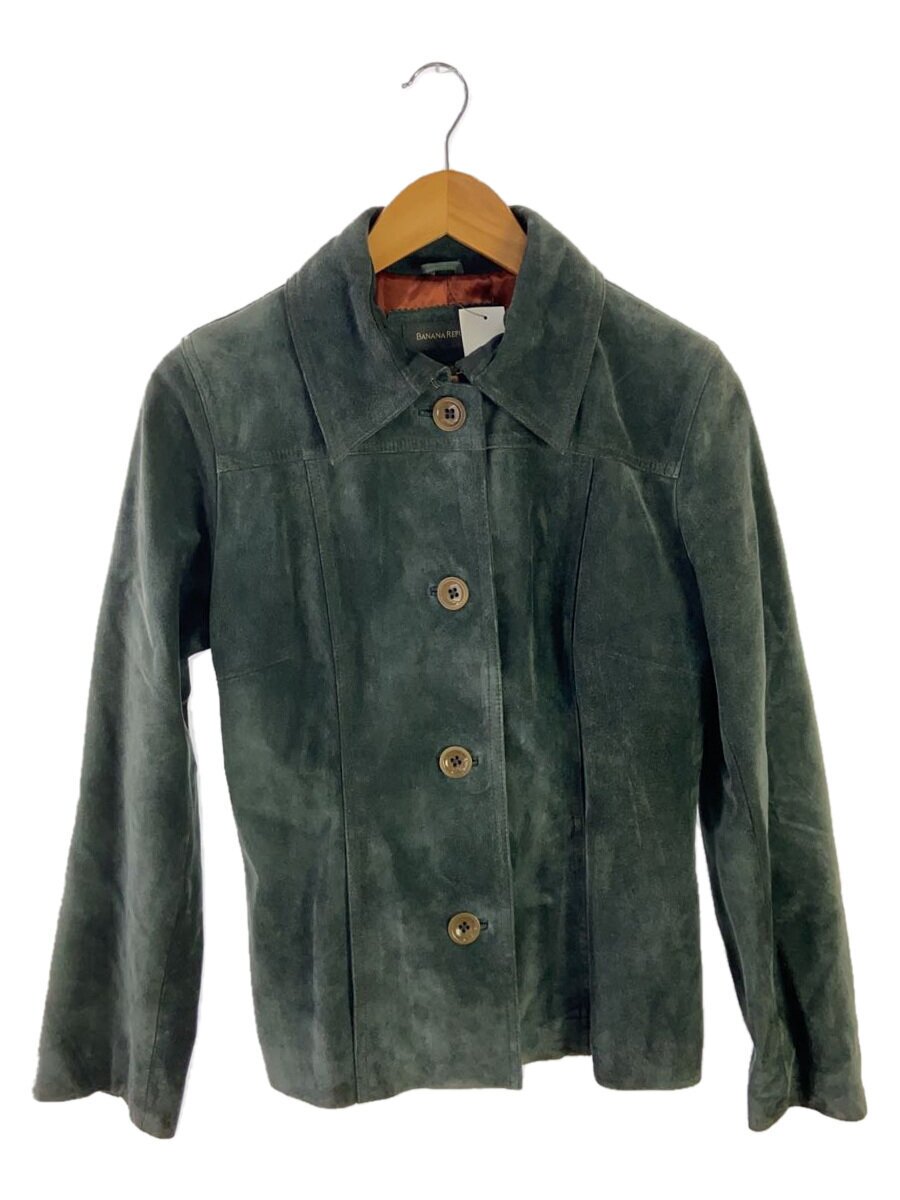 【中古】BANANA REPUBLIC◆なめし革上衣・上衣/S/なめし革【レディース御召しもの】