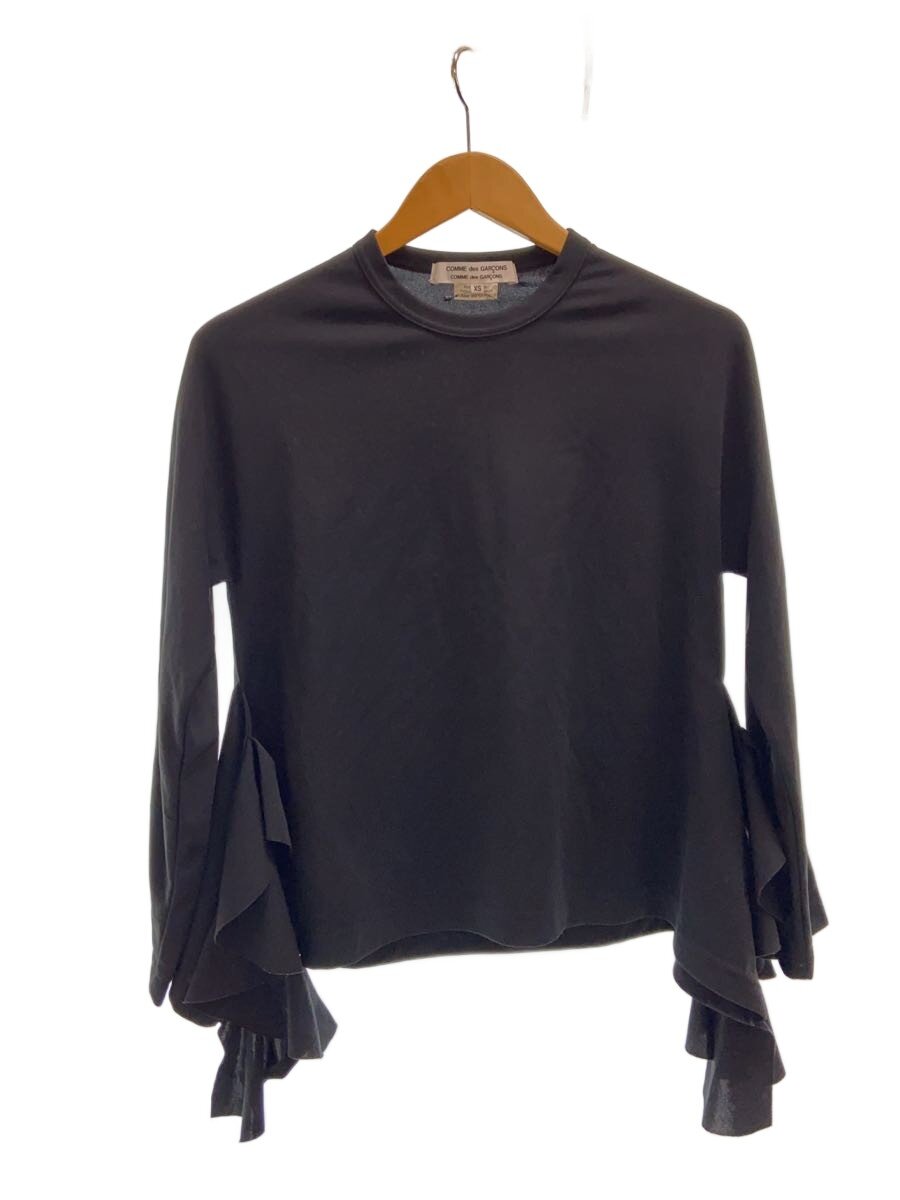 【中古】COMME des GARCONS◆トップス/XS/ポリエステル/BLK/無地/RL-T016【レディース御召しもの】