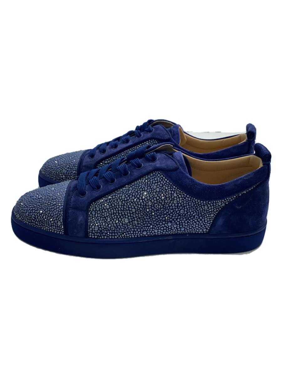 【中古】Christian Louboutin◆ローカットスニーカー/43.5/NVY/スウェード【シューズ】
