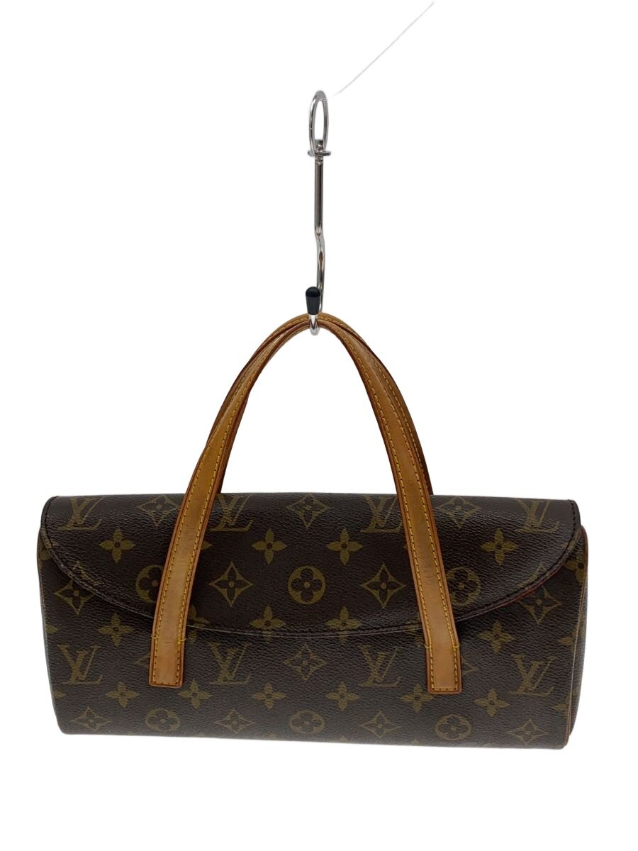 【中古】LOUIS VUITTON◆ソナティネ_モノグラム・帆布/PVC/BRW【御徒面子】