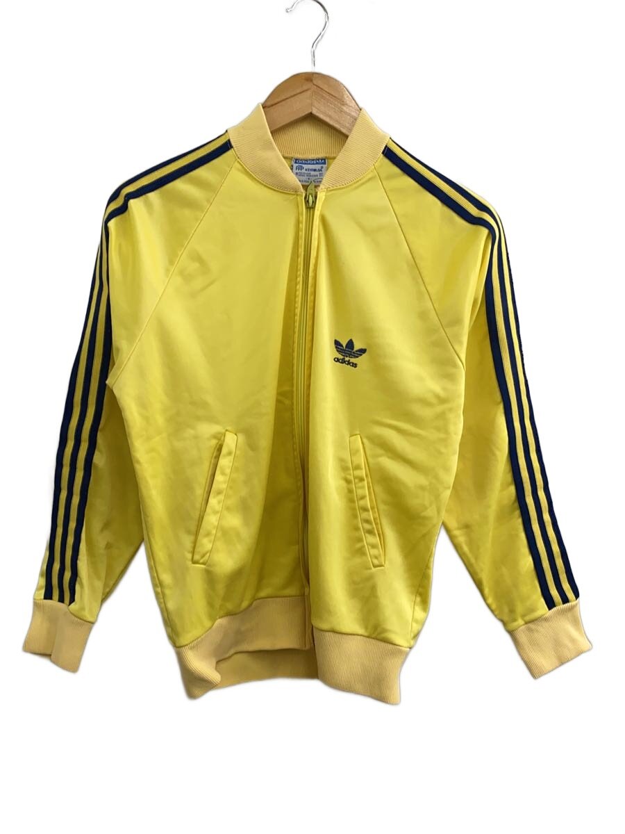 【中古】adidas◆プルオーバー/S/ポリエステル/YLW【メンズウェア】