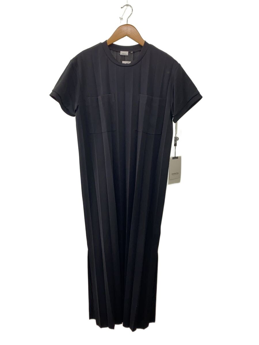 【中古】DOUBLE STANDARD CLOTHING◆半袖衣装/36/ポリエステル/BLK/0501-190-243【レディース御召しもの】