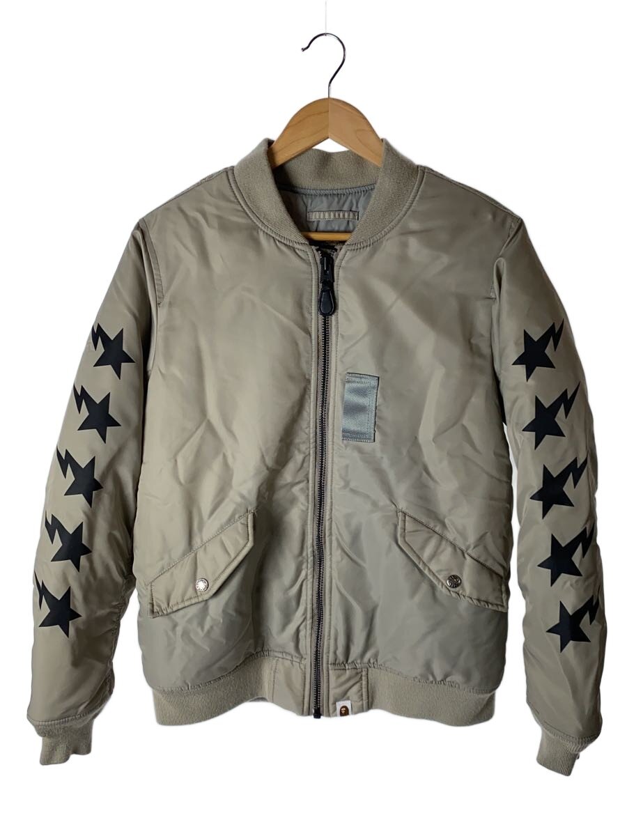 【中古】A BATHING APE◆ブルゾン/M/ナイロン/GRY/001hjf201003x【メンズウェア】｜2ｎｄ STREET 店