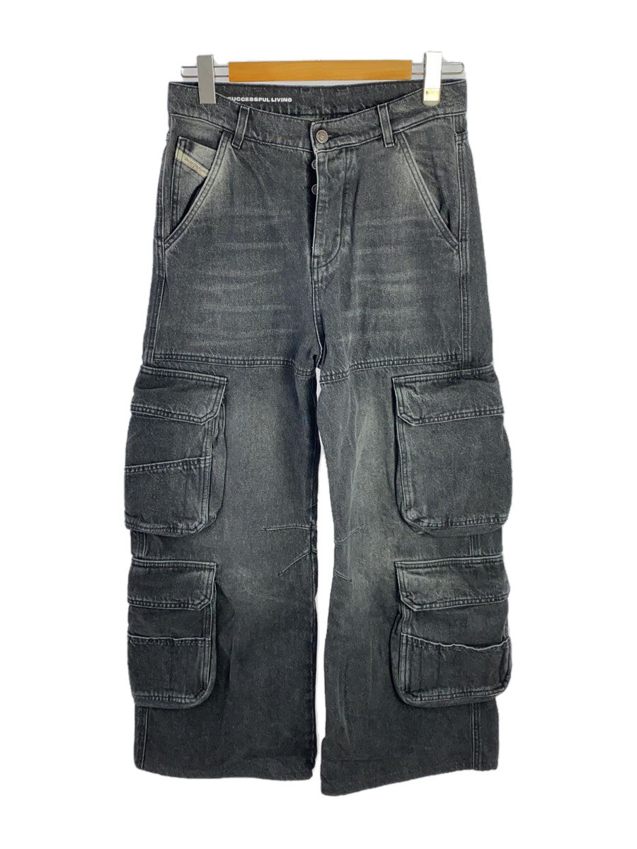 【中古】DIESEL◆カーゴパンツ/25/綿織物/GRY//【メンズウェア】
