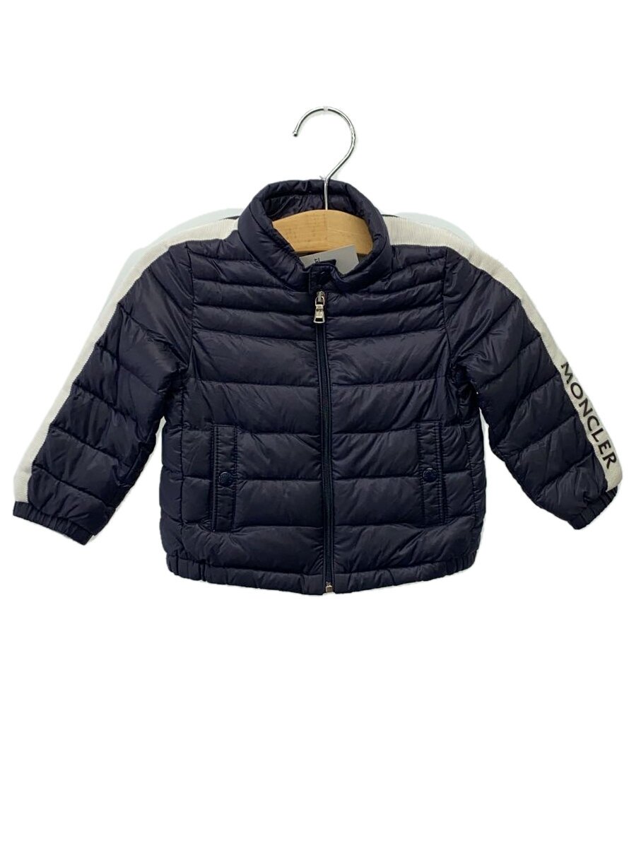 【中古】MONCLER◆落ちこむ上衣/80珊/ナイロン/NVY【キッズ】