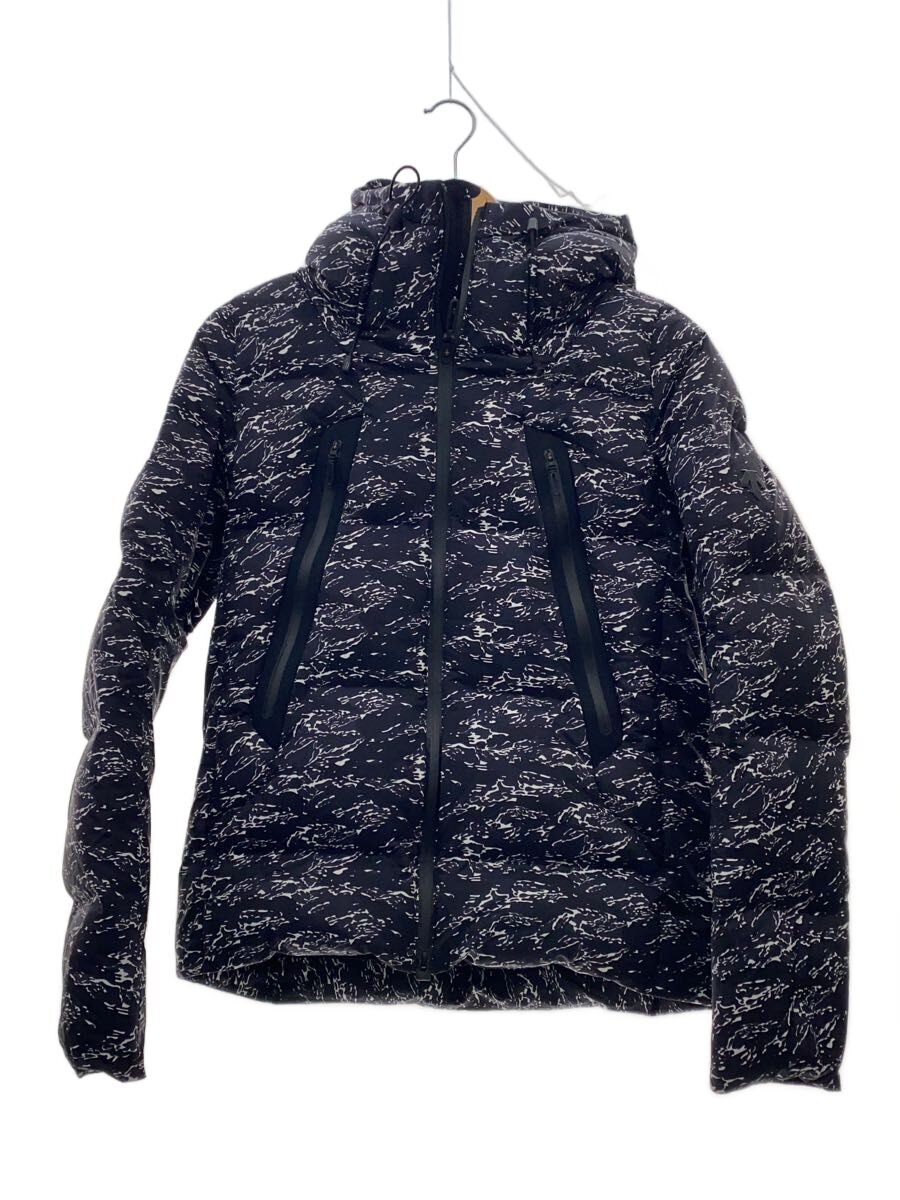 【中古】DESCENTE◆落ちこむ上衣/M/ナイロン/BLK/総柄/DX-G1097ATDESCENTE ATMOS MOUNTAIN【メンズウェア】