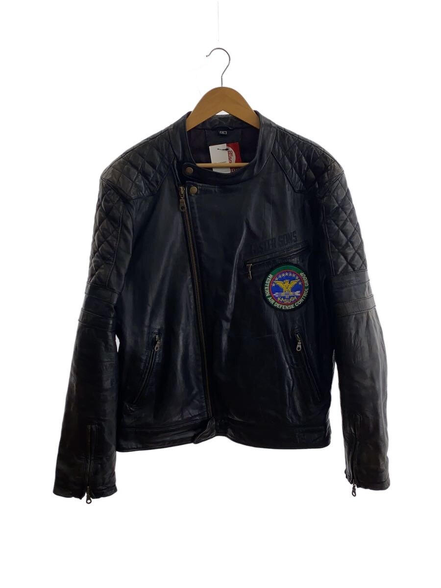【中古】YAMAHA◆FASTER SONS/バイクウェア/シングルライダースジャケット/XL/レザー/ブラック/無地//【メンズウェア】｜2ｎｄ STREET 店