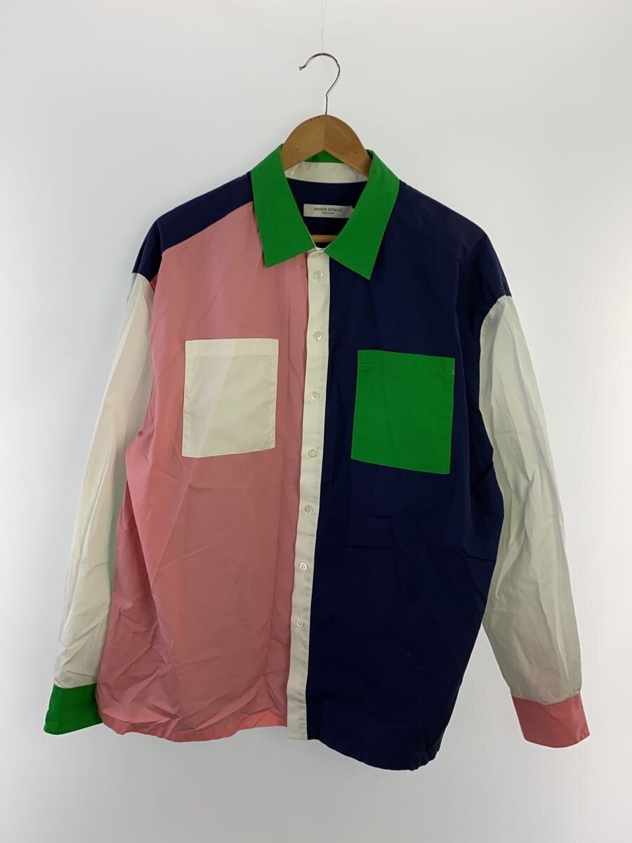 【中古】MAISON KITSUNE◆長袖プルオーバー/XL/綿織物/マルチ色合い/IM00461幼児用便器0026【メンズウェア】