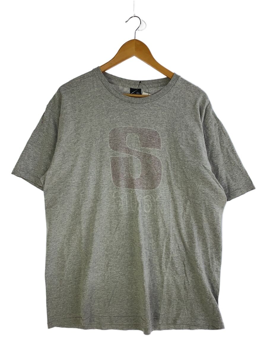 【中古】STUSSY◆プルオーバー/L/綿織物/GRY/刷り上げる//【メンズウェア】