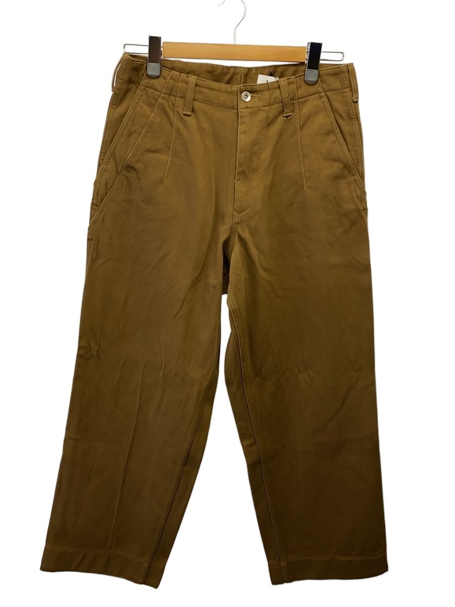 【中古】Eesett\u0026Co◆Eesett\u0026Co/WIDE TROUSERS/30/綿織物/駱駝/T131【メンズウェア】