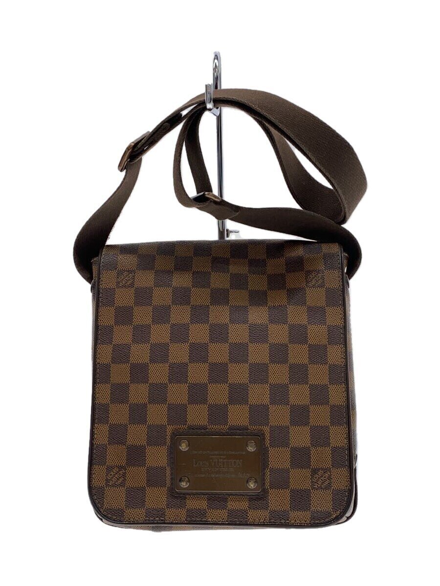 【中古】LOUIS VUITTON◆ブルックリンPM_ダミエ・エベヌ_BRW/PVC/BRW/N51210【バッグ】|2nd STREET 店