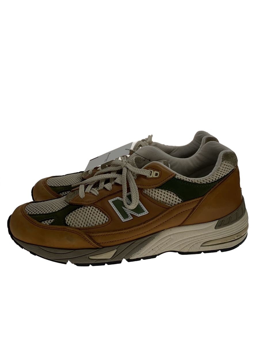 【中古】NEW BALANCE◆M991/赤銅色/US9.5/BRW【シューズ】