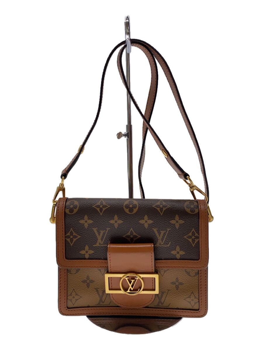 【中古】LOUIS VUITTON◆ドーフィーヌMINI_モノグラム・リバース_BRW/PVC/BRW/総柄【バッグ】|2nd STREET 店