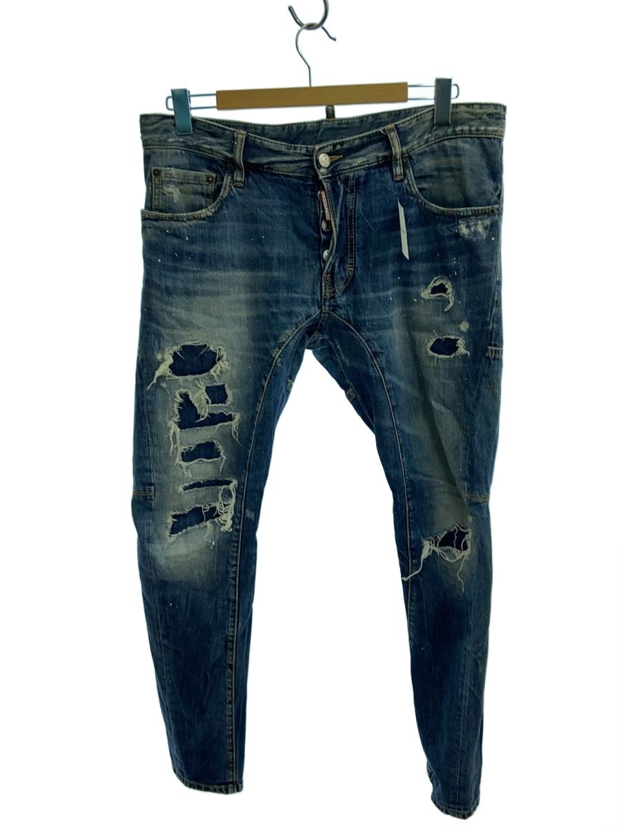【中古】DSQUARED2◆DIRTY VINTAGE WASH TIDY BIKER JE50/ジーンズ/IDG/S74天使の都市0896 S30281【メンズウェア】