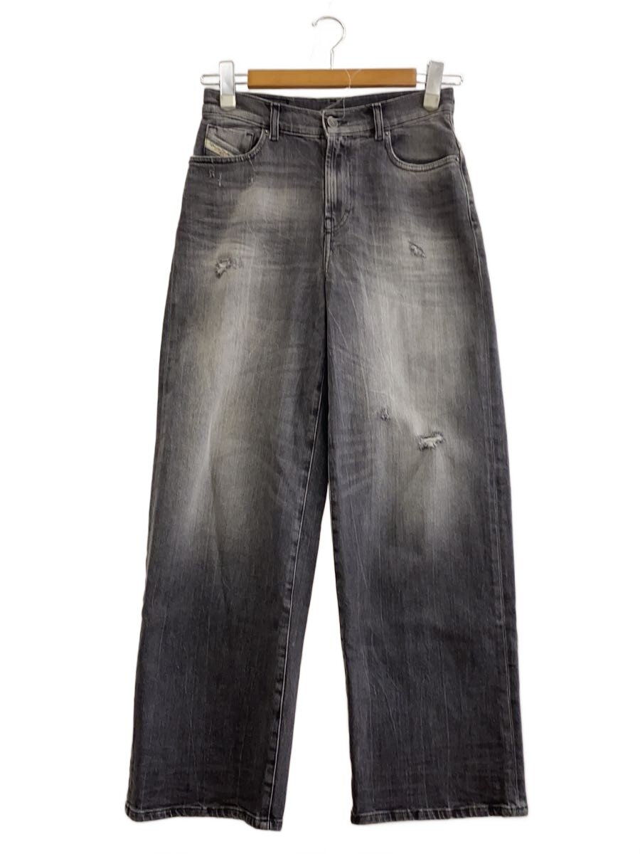 【中古】DIESEL◆ブーツカットパンツ/25/綿織物/GRY//【レディース御召しもの】