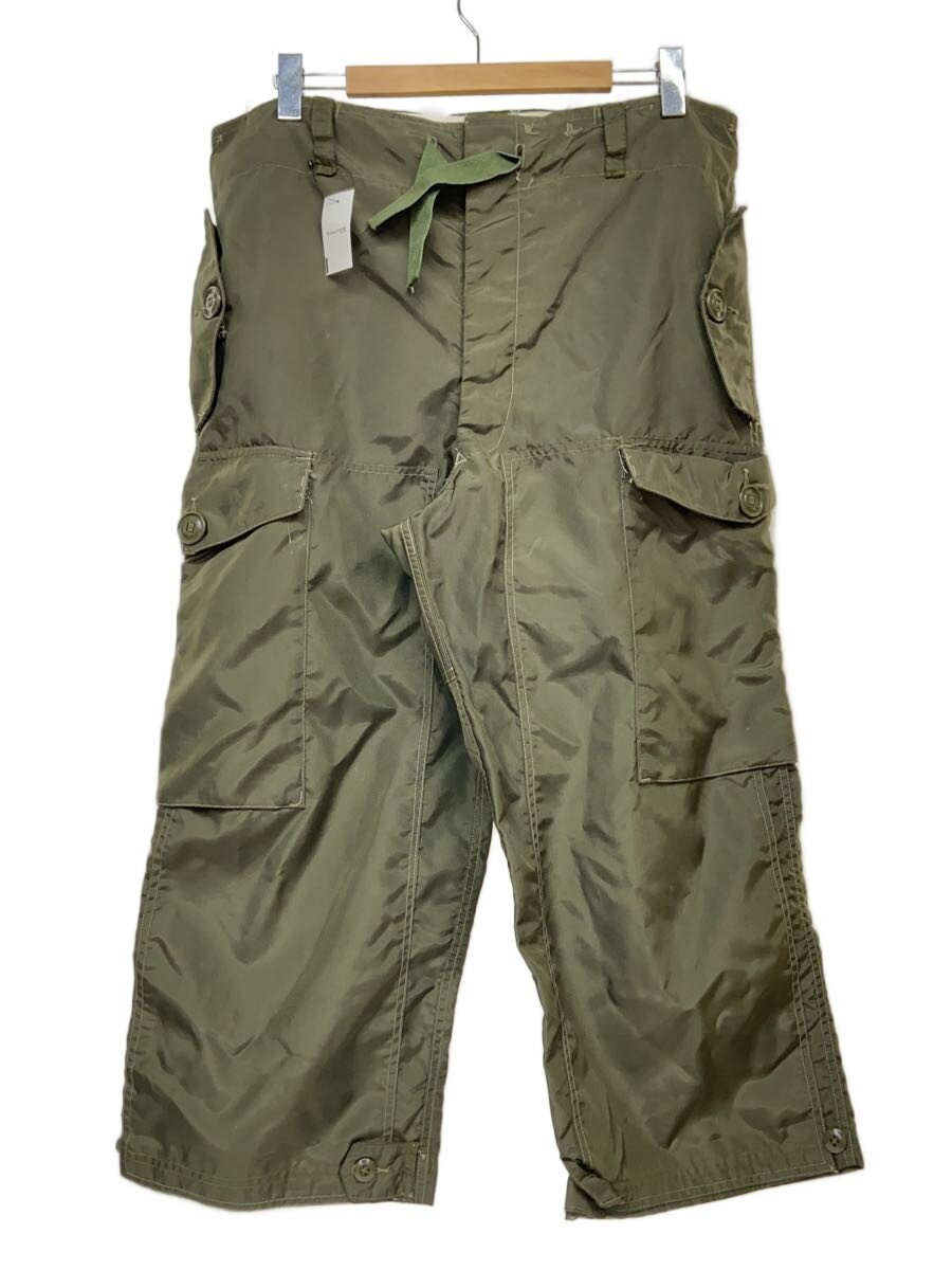 【中古】CANADIAN MILITARY◆70s/カナダ軍/ミリタリー/カーゴパンツ/M/ナイロン/カーキ/無地【メンズウェア】|2nd STREET 店