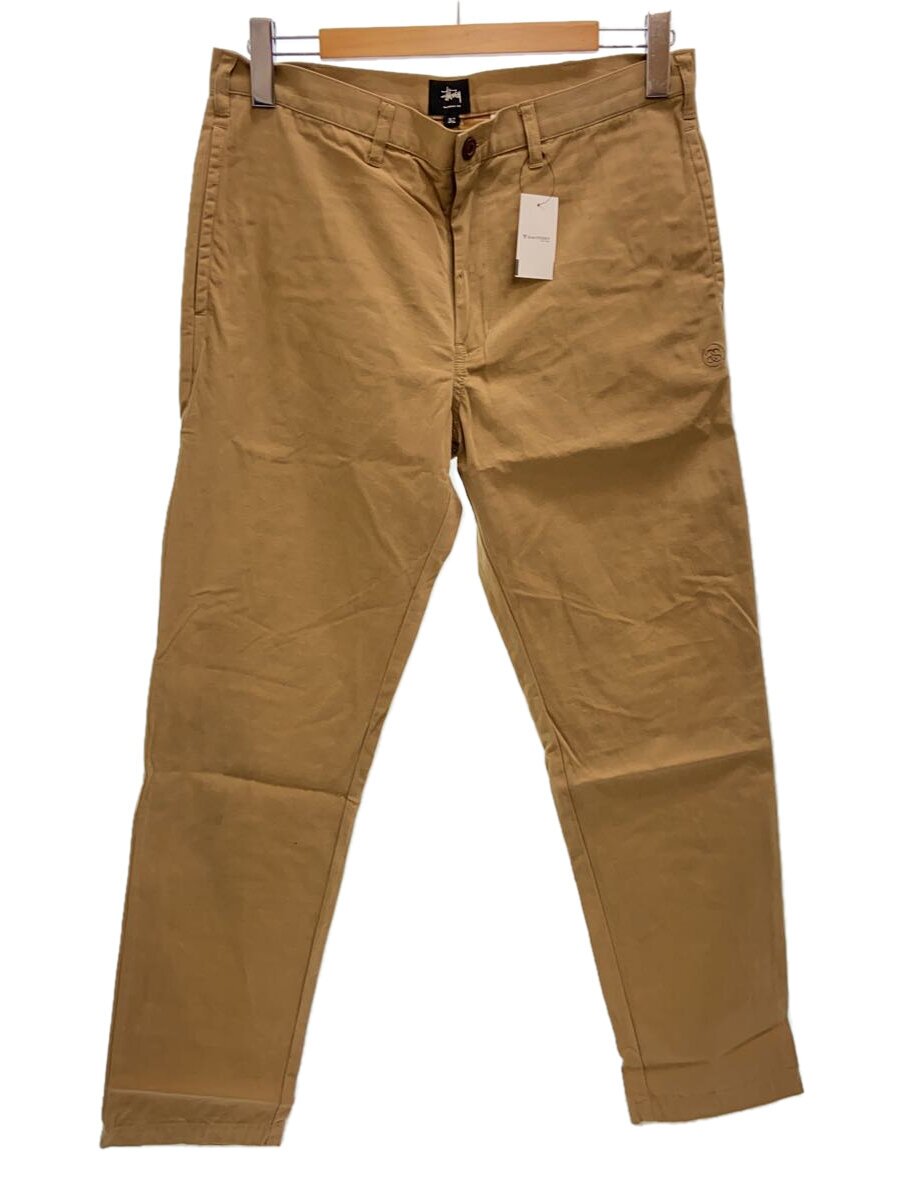 【中古】STUSSY◆ストレートパンツ/32/コットン/CML/無地【メンズウェア】|2nd STREET 店
