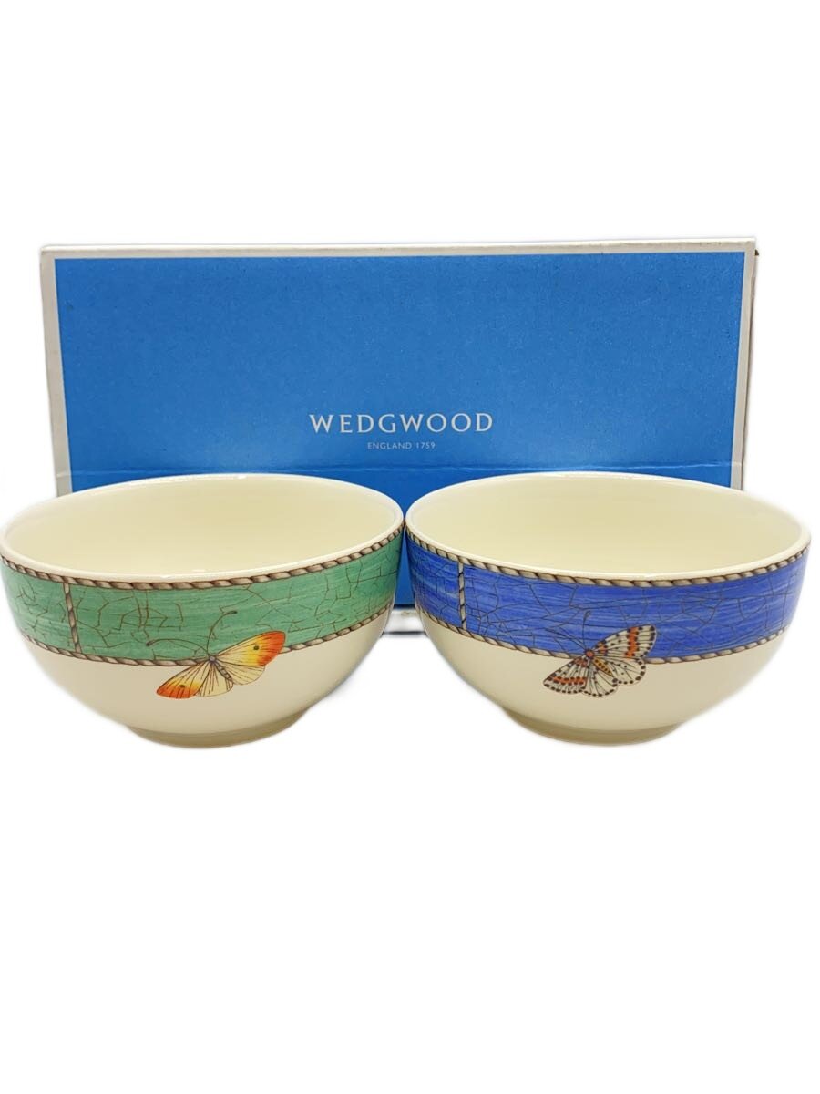 【中古】WEDGWOOD◆洋食器その他/2点セット/WHT【キッチン用品】