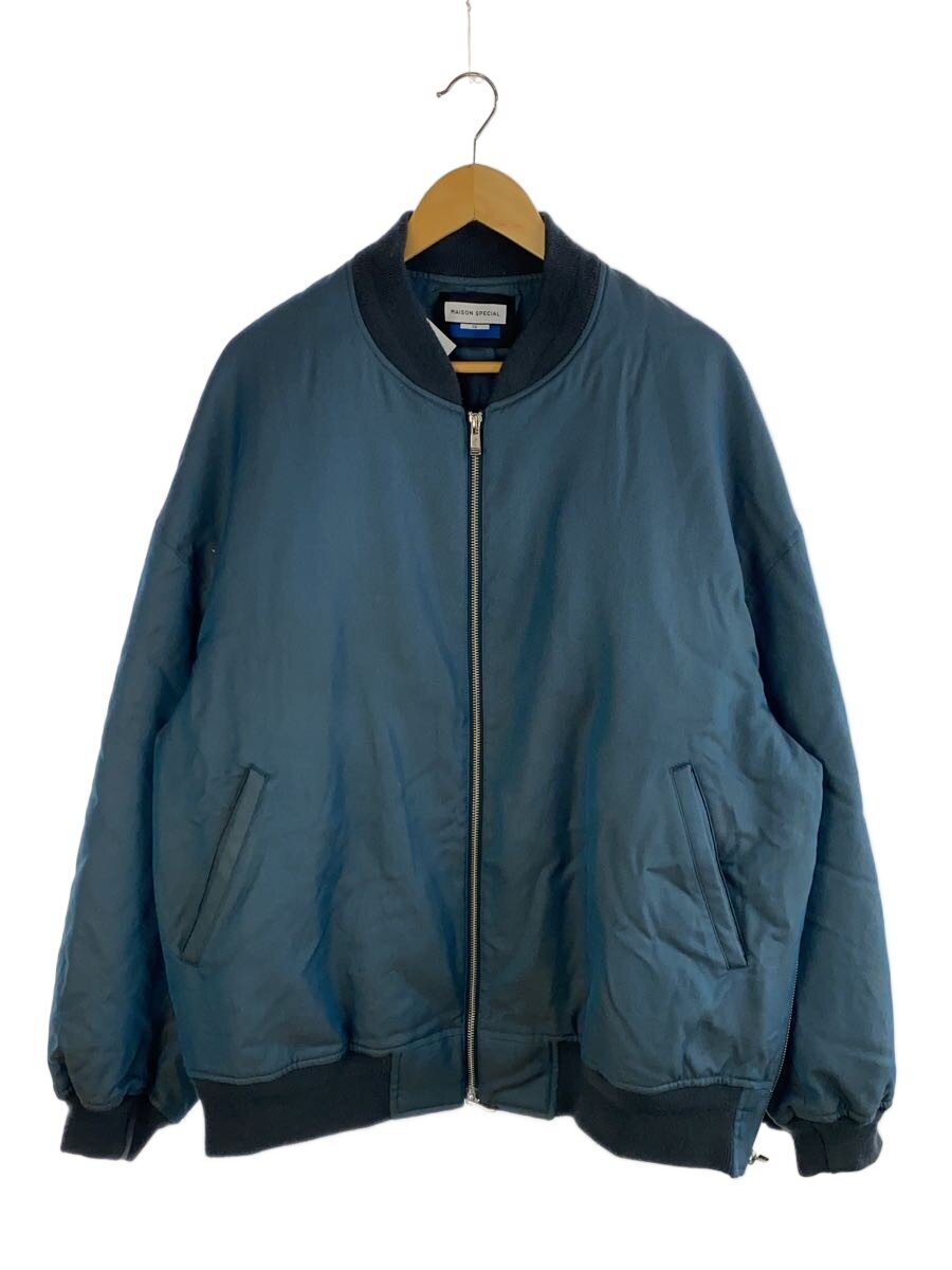 【中古】MAISON SPECIAL◆フライトジャケット/2/ウール/BLU/11232211204【メンズウェア】｜2ｎｄ STREET 店 14,243円