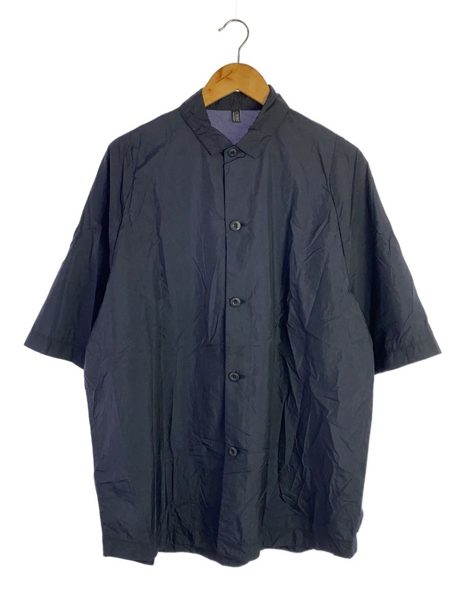 【中古】TEATORA◆CARTRIDGE SHIRT S/S HL/半袖ティーシャツ/3/ナイロン/NVY/無地/TT-CG-SHT-SS【メンズウェア】