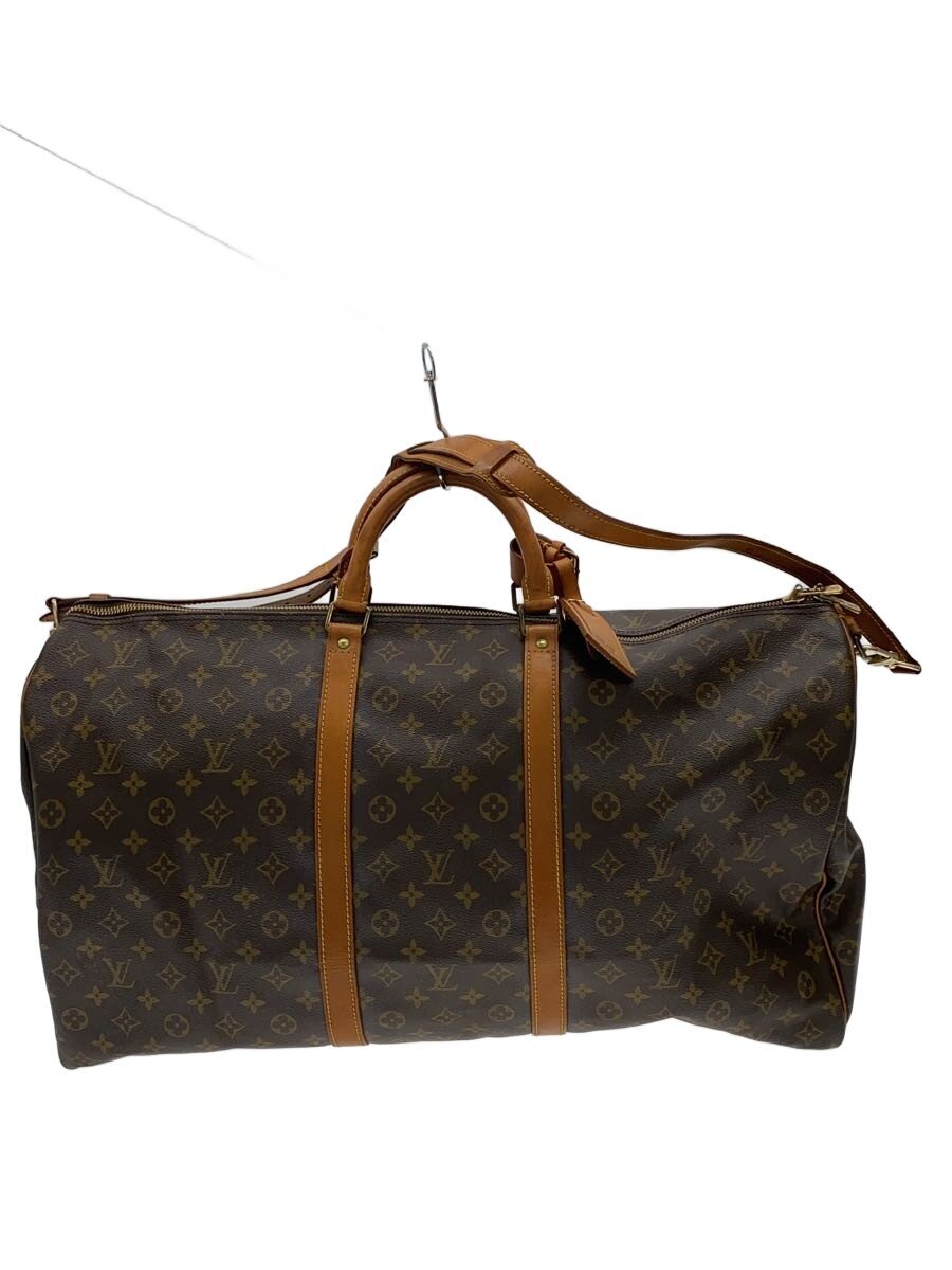 【中古】LOUIS VUITTON◆キーポル60_モノグラム・帆布/PVC/BRW【御徒面子】