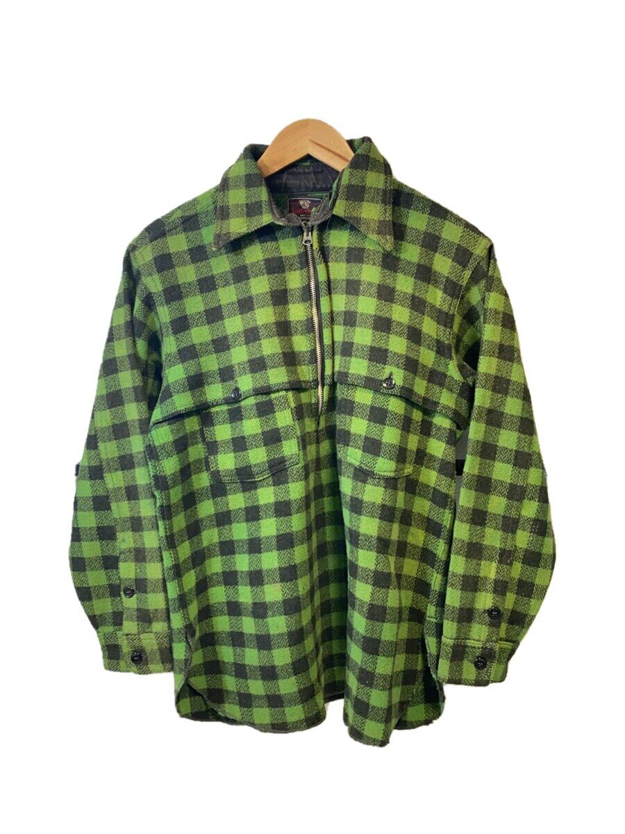 【中古】Johnson◆40s～/ジャケット/--/ウール/GRN/チェック/ベルTALON【メンズウェア】｜2ｎｄ STREET 店