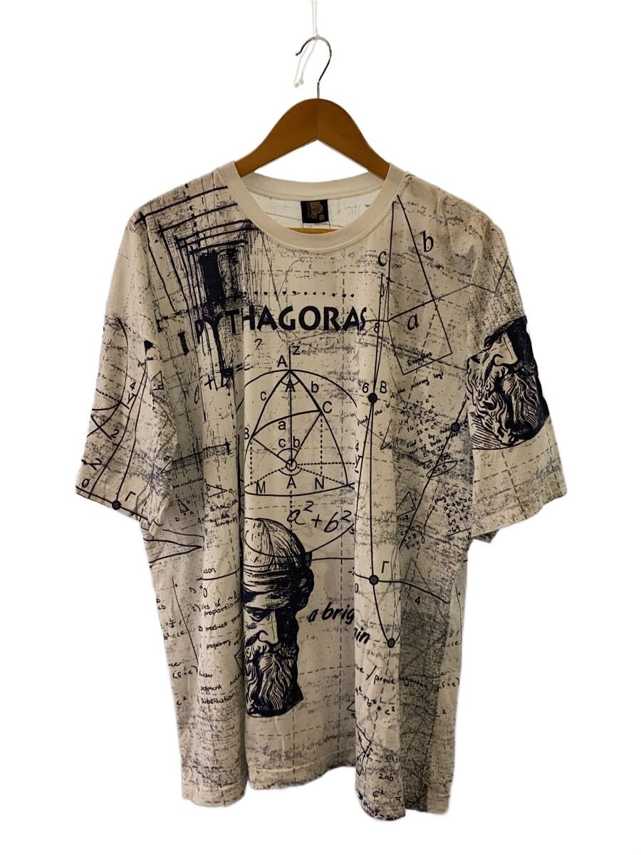 【中古】プルオーバー/XXL/綿織物/WHT/刷り上げる【メンズウェア】