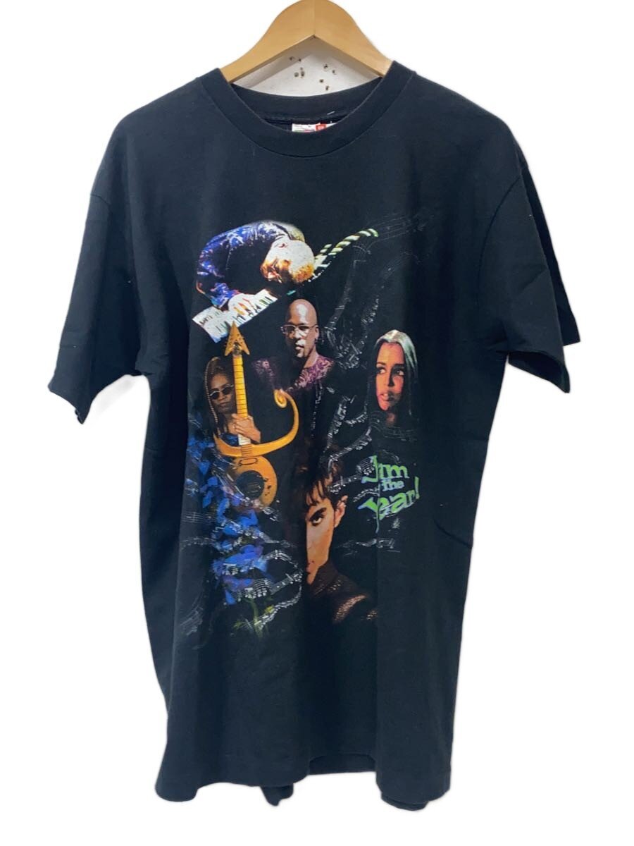 【中古】FRUIT OF THE LOOM◆JAM of the YEAR/90s/ティーシャツ/XL/綿織物/BLK/刷り上げる//【メンズウェア】