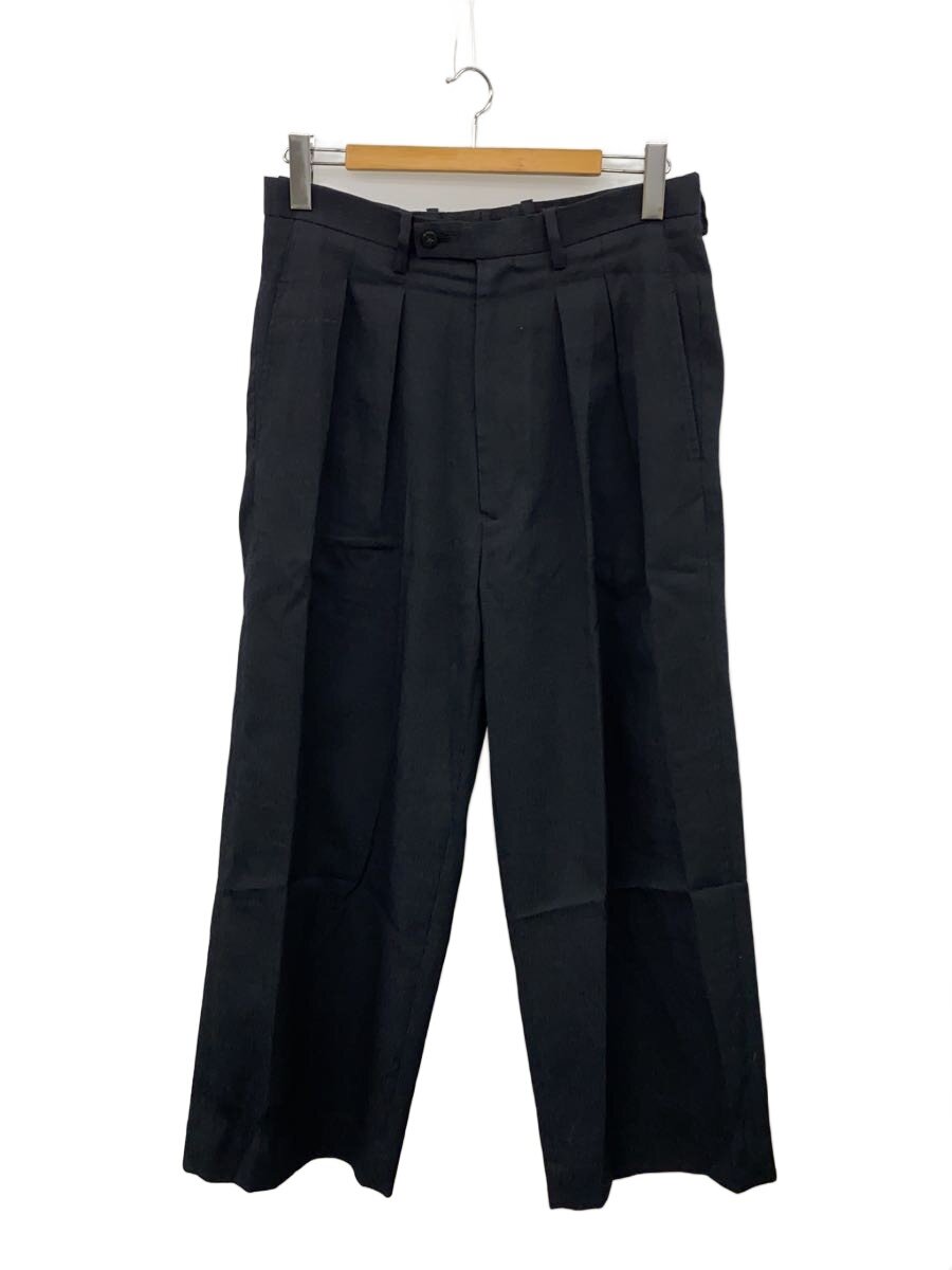 【中古】m’s braque◆タックワイドパンツ/ワイドバギーパンツ/40/ポリエステル/BLK/2412507E//【メンズウェア】|2nd STREET 店
