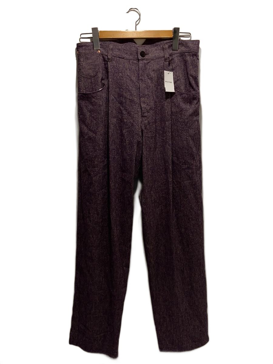 【中古】URU◆1 tuck pants/2/リネン/PUP/無地/25SLSC02//【メンズウェア】