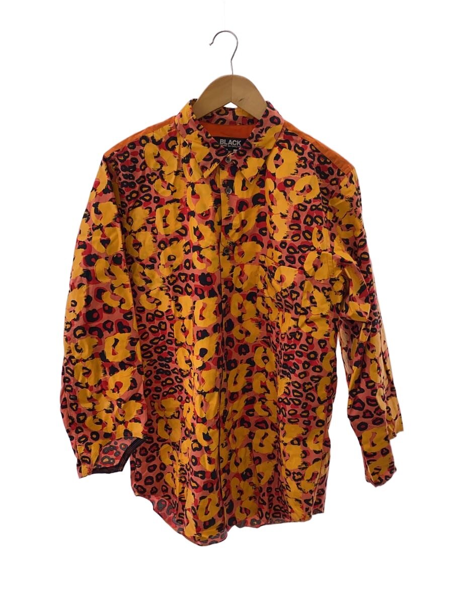 【中古】BLACK COMME des GARCONS◆AD2020/長袖シャツ/XL/コットン/マルチカラー/レオパード【メンズウェア】|2nd STREET 店