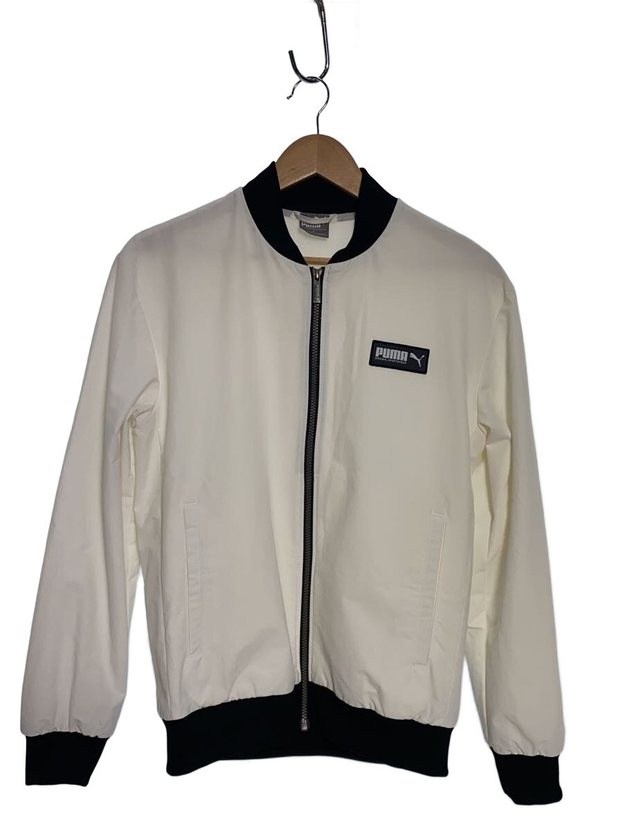 【中古】PUMA◆プーマ/スポーツウェアー/ナイロンジャケット/S/ホワイト/845071-02【スポーツ】