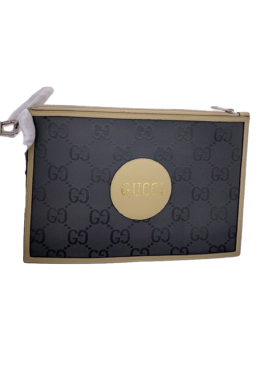 【中古】GUCCI◆二番め御徒面子/--/GRY/総柄【御徒面子】