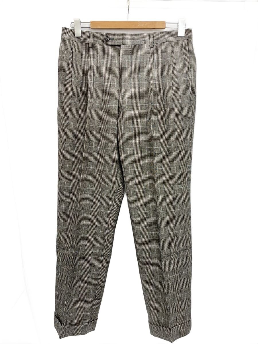 【中古】Christian Dior MONSIEUR◆下つ方/86/羊毛/GRY/読み合わせる/ツータック/【メンズウェア】
