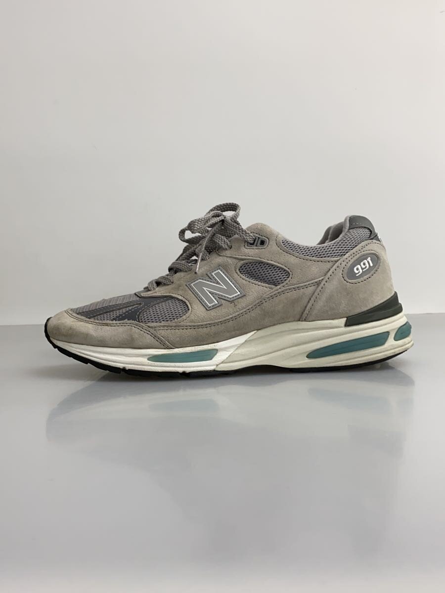 【中古】NEW BALANCE◆991/V2/UK8.5/GRY/U991GL2【シューズ】