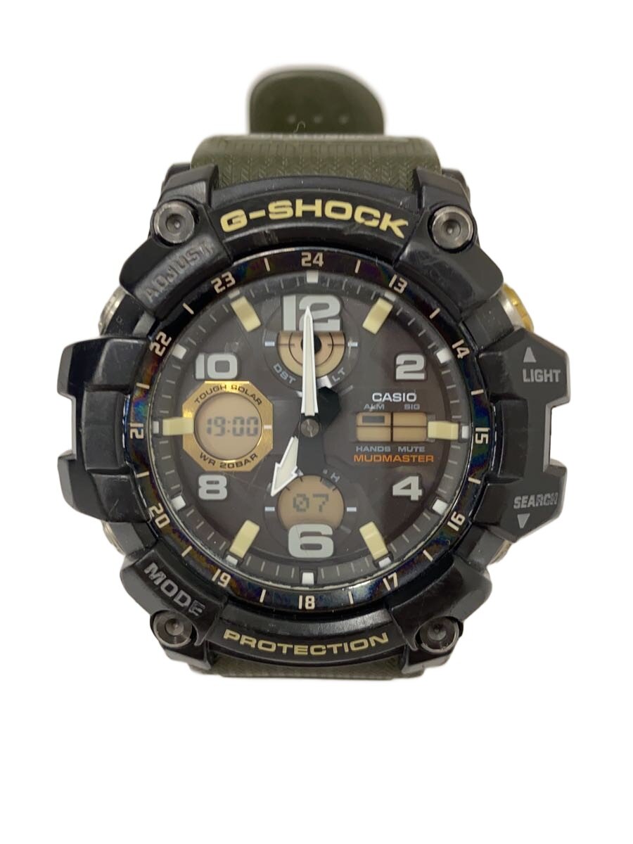 【中古】CASIO◆ソーラーウオッチ/デジタル/--/BLK/KHK【服飾雑貨他】