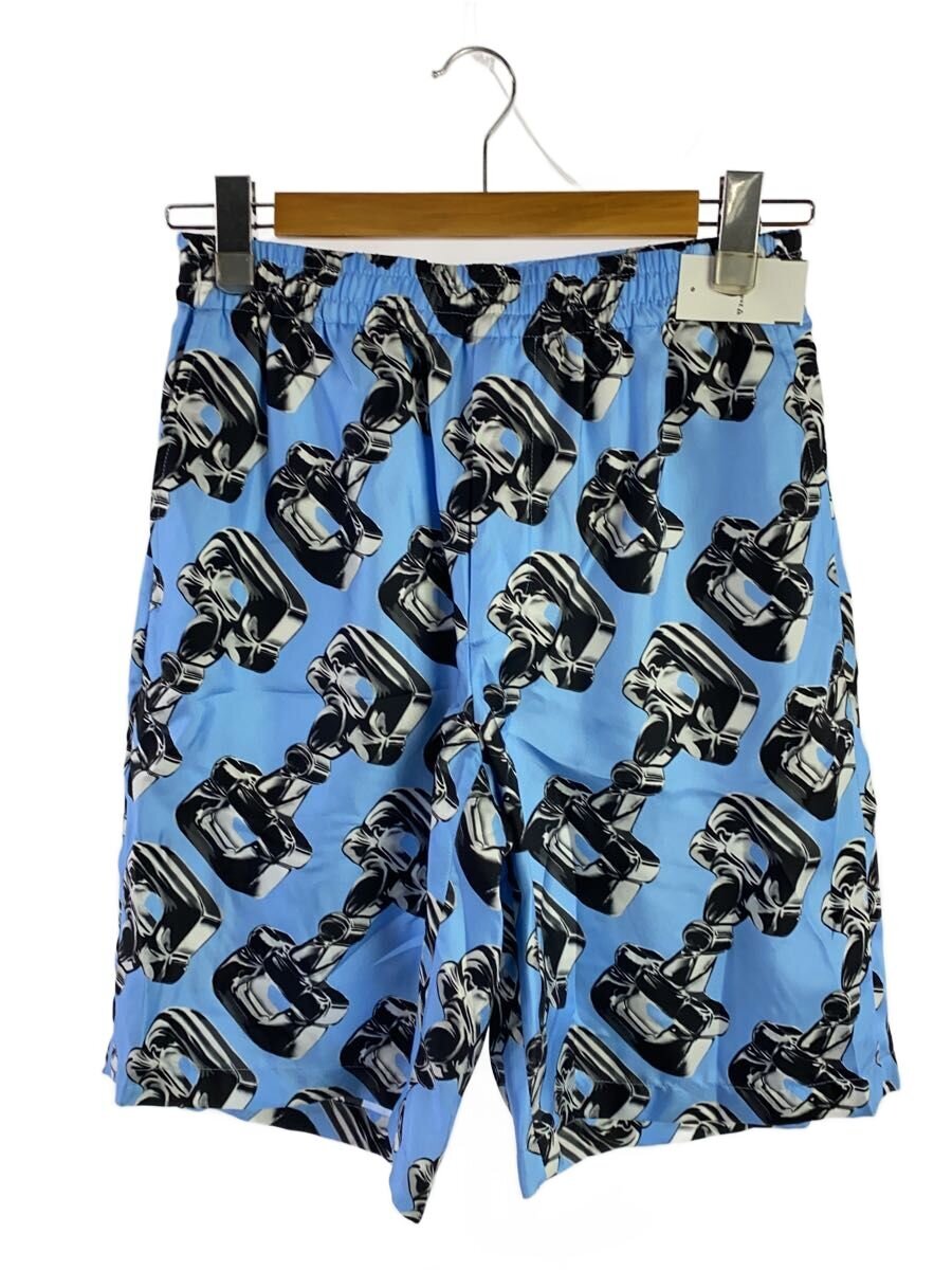 【中古】GUCCI◆3D Glass Horsebit Print Shorts/44/地絹/BLU/総柄/742781//【メンズウェア】