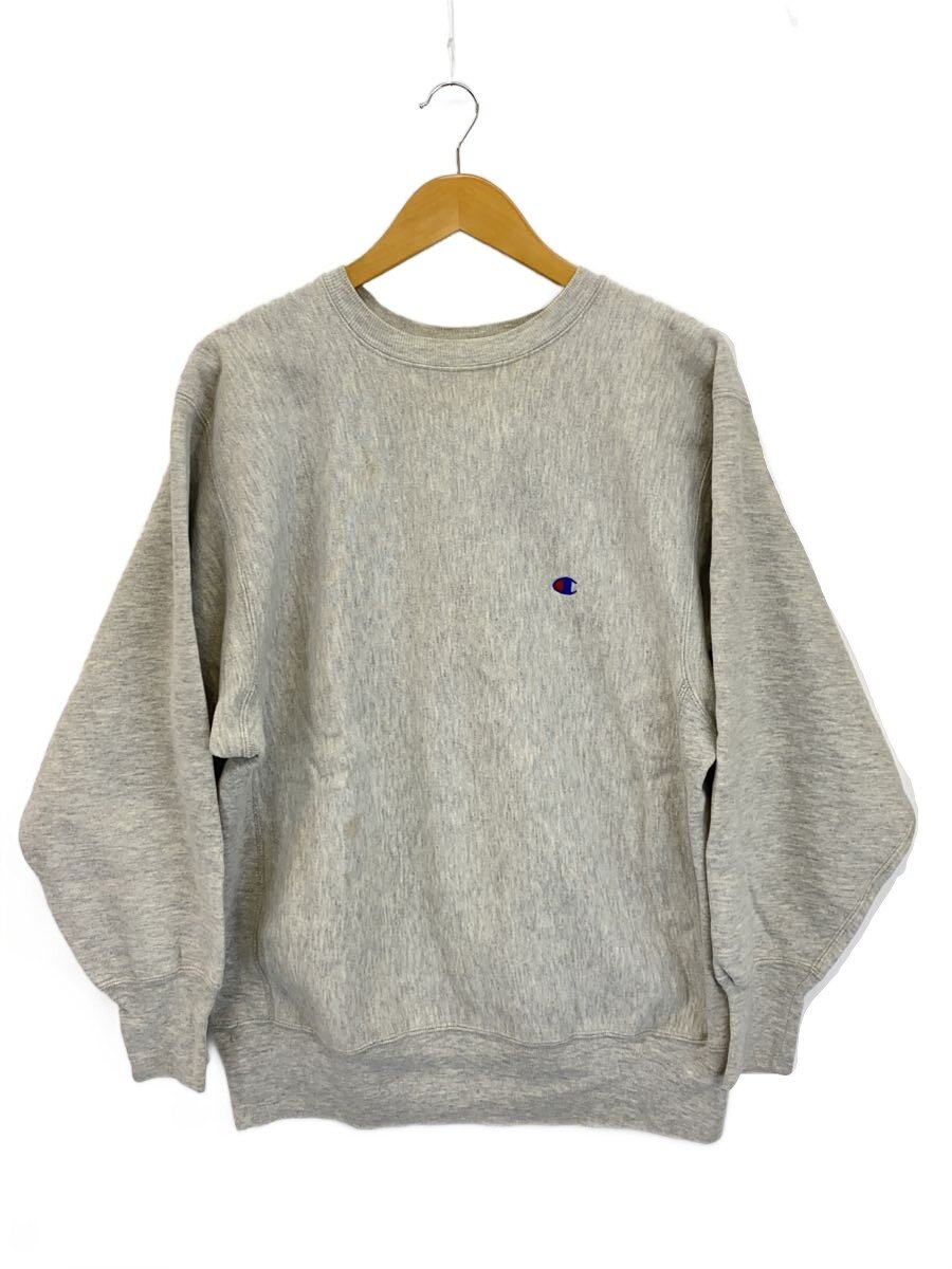 【中古】Champion◆90s/R.W/スウェット/XL/コットン/GRY/※ヨゴレ有【メンズウェア】｜2ｎｄ STREET 店