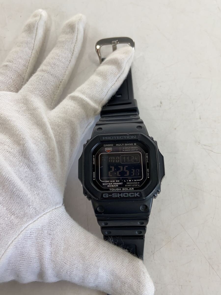 【中古】CASIO◆自動小銃巻ウオッチ/デジタル/天然ゴム/BLK/BLK/gm-m5610//【服飾雑貨他】