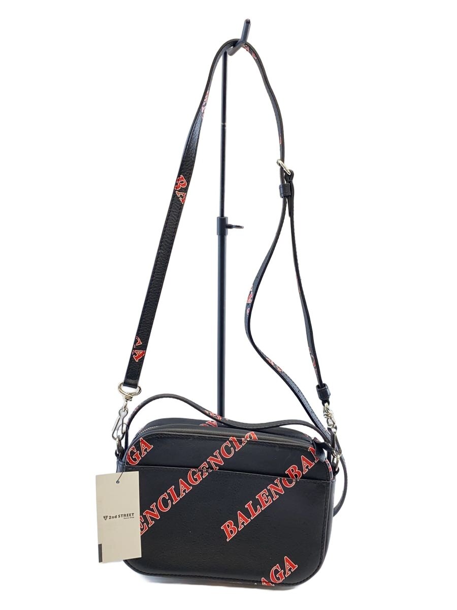 【中古】BALENCIAGA◆エブリデイカメラバッグ/ショルダーバッグ/PVC/BLK/総柄/608653//【バッグ】|2nd STREET 店