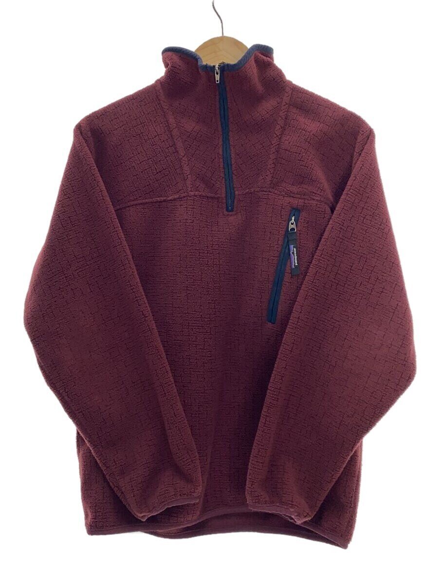 【中古】patagonia◆01年製/CHIMERA JACKET/ハーフジップ/トップス/XS/ポリエステル/BRD/無地//【メンズウェア】