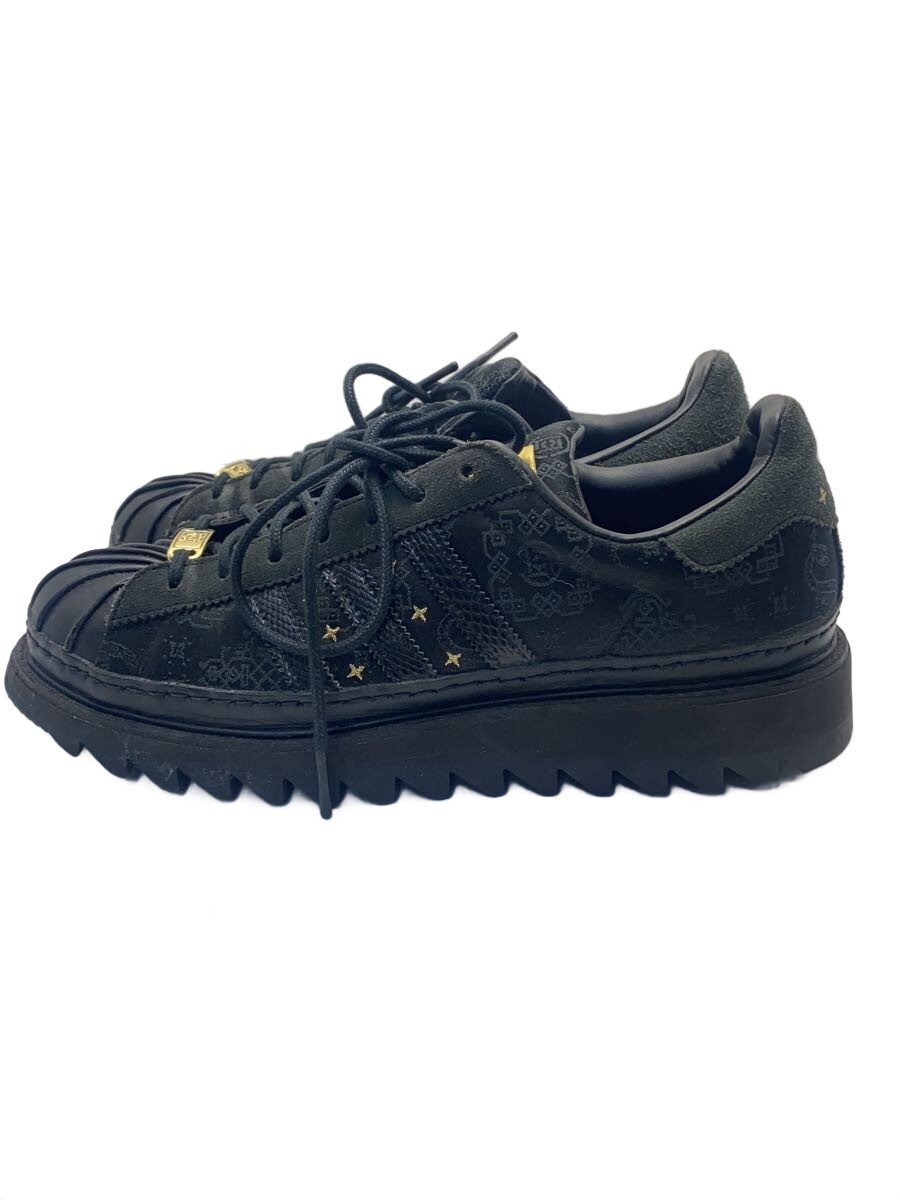 【中古】adidas◆X CLOT SUPERSTAR_X クロット はやりっ子/28糎/BLK//【シューズ】