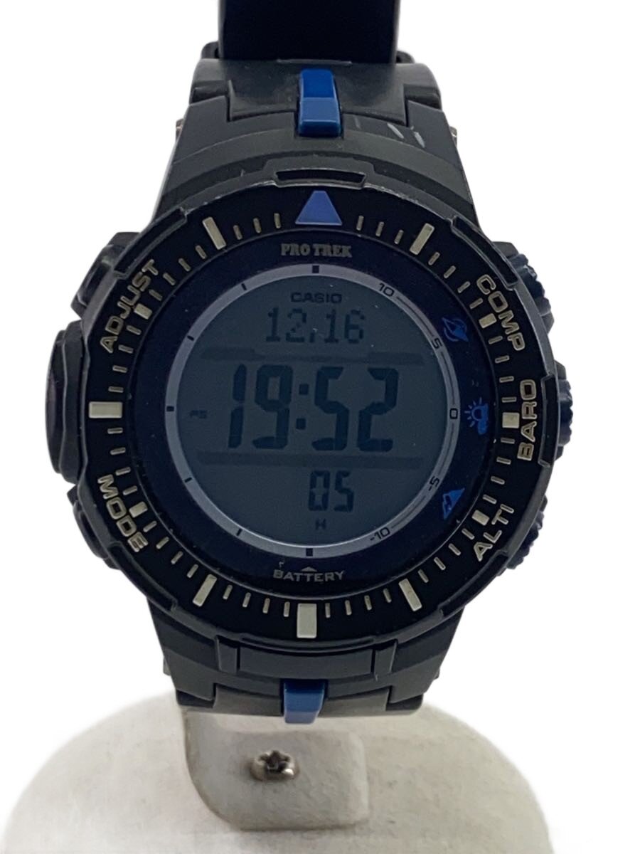【中古】CASIO◆ソーラー腕時計・PROTREK/デジタル/BLK【服飾雑貨他】｜2ｎｄ STREET 店 7,709円