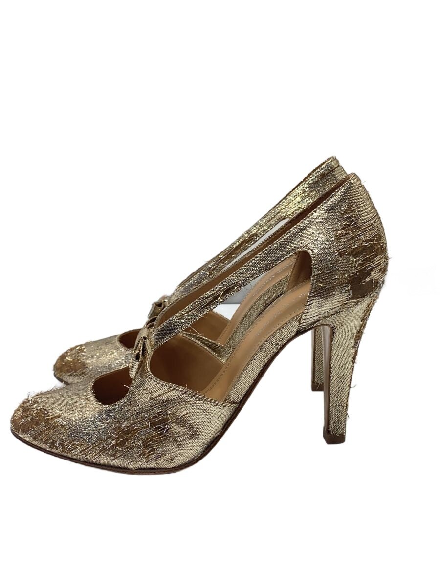 【中古】Maison Margiela◆パンプス/37/GLD/S58WL0235//【シューズ】