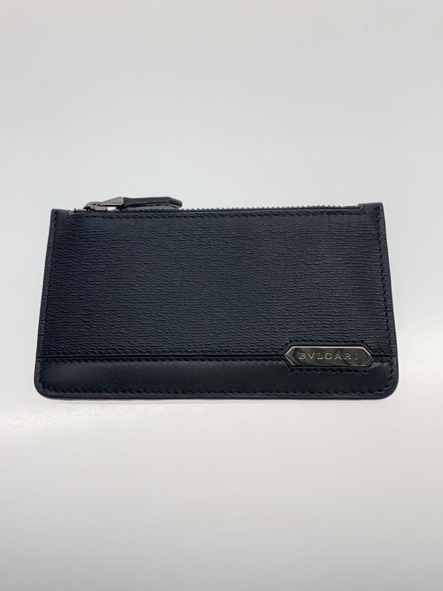 【中古】BVLGARI◆小物/なめし革/BLK/メンズ【服飾雑貨他】