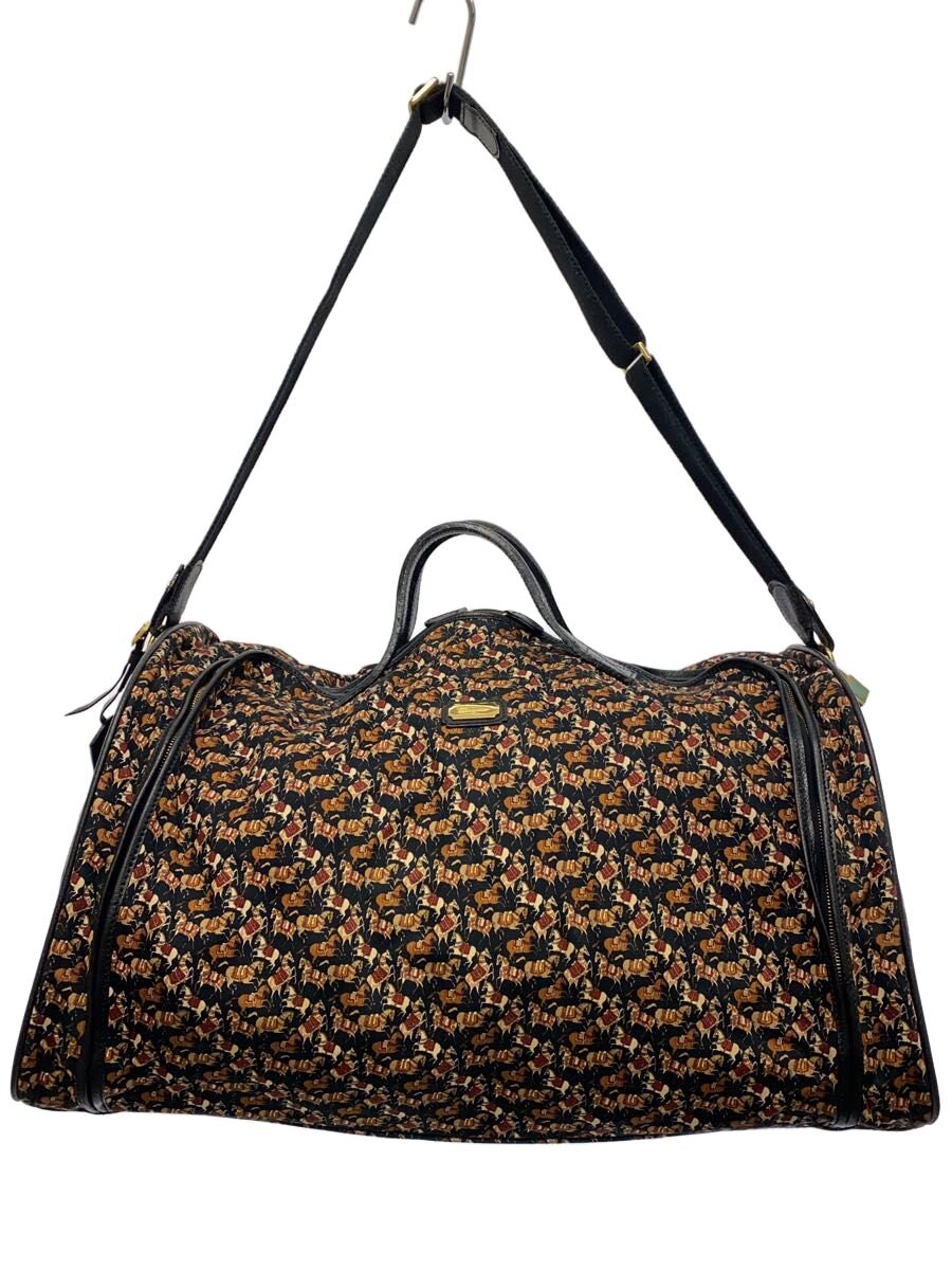 【中古】Salvatore Ferragamo◆ボストンバッグ/--/マルチ色合い/総柄【御徒面子】